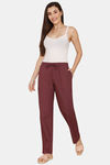 Coucou Cotton Pyjama - Plum Purple — thumbnail 4